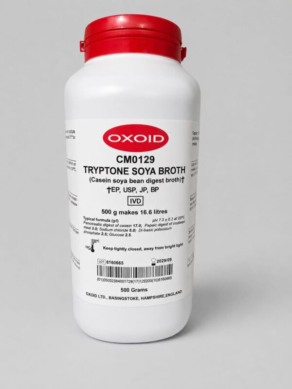 Tryptone Soy Broth (Soybean Casein Digest Medium EP/USP/BP/JP) (Dehydrated)